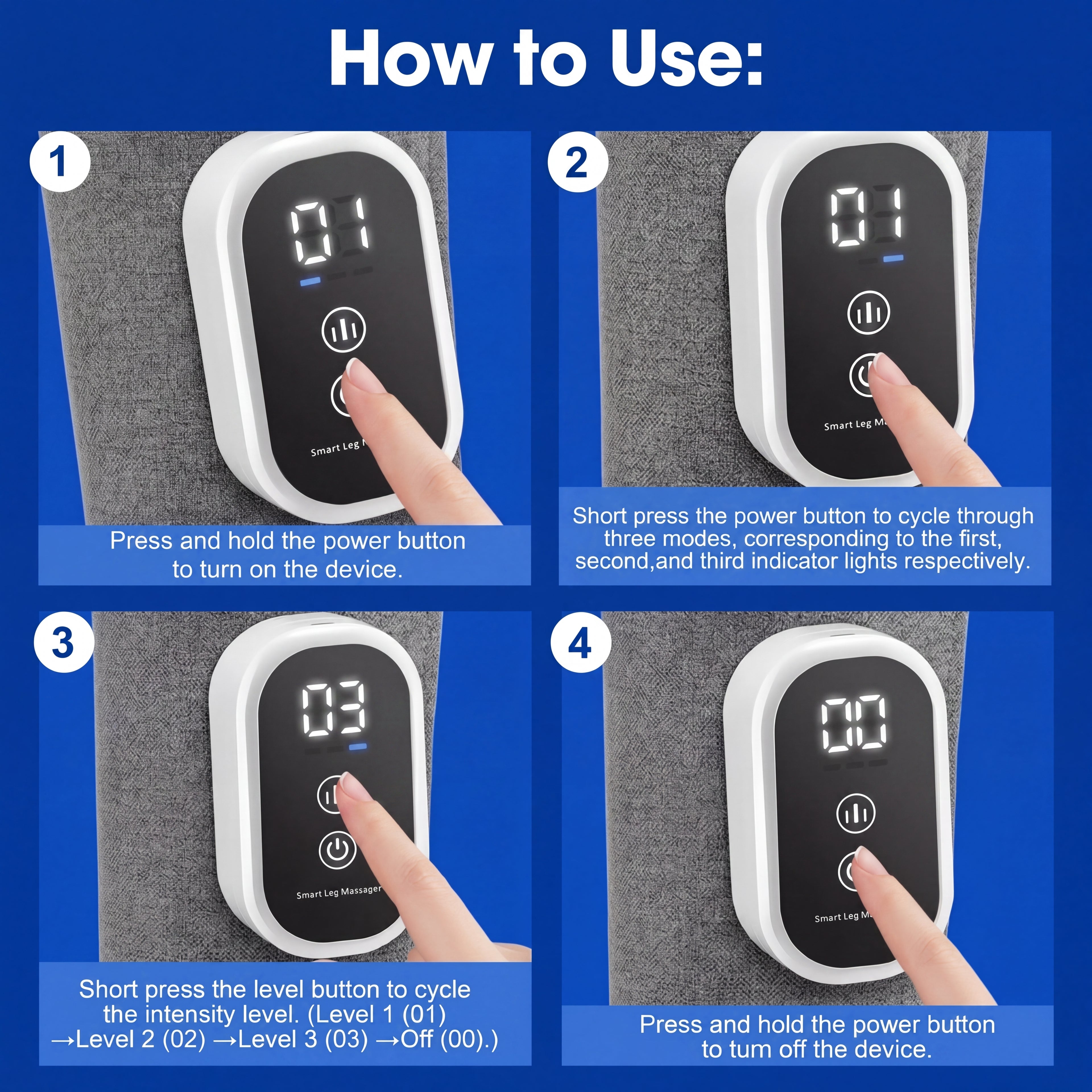 SMART RUNNER™ SMART LEG MASSAGER FOR RUNNERS